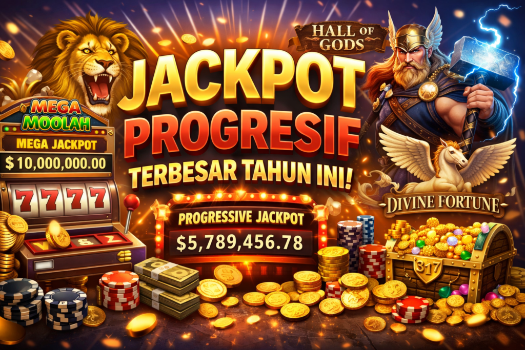 Slot Online dengan Jackpot Progresif Terbesar Tahun Ini